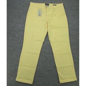 Dockers Mens Weekend Chino NWT Slim Ankle Yellow Trousers 32R